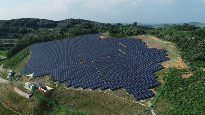 연천 운지, 라지솔라파크  태양광발전소 (3MW) (육상 태양광) - 솔라플레이 시공실적